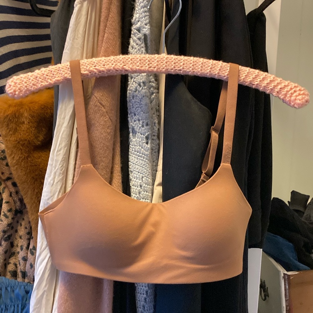 Tan Scoop Neck Pull-Over Bra Intimates